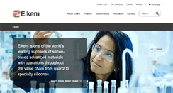Desktop Screenshot of elkem.com